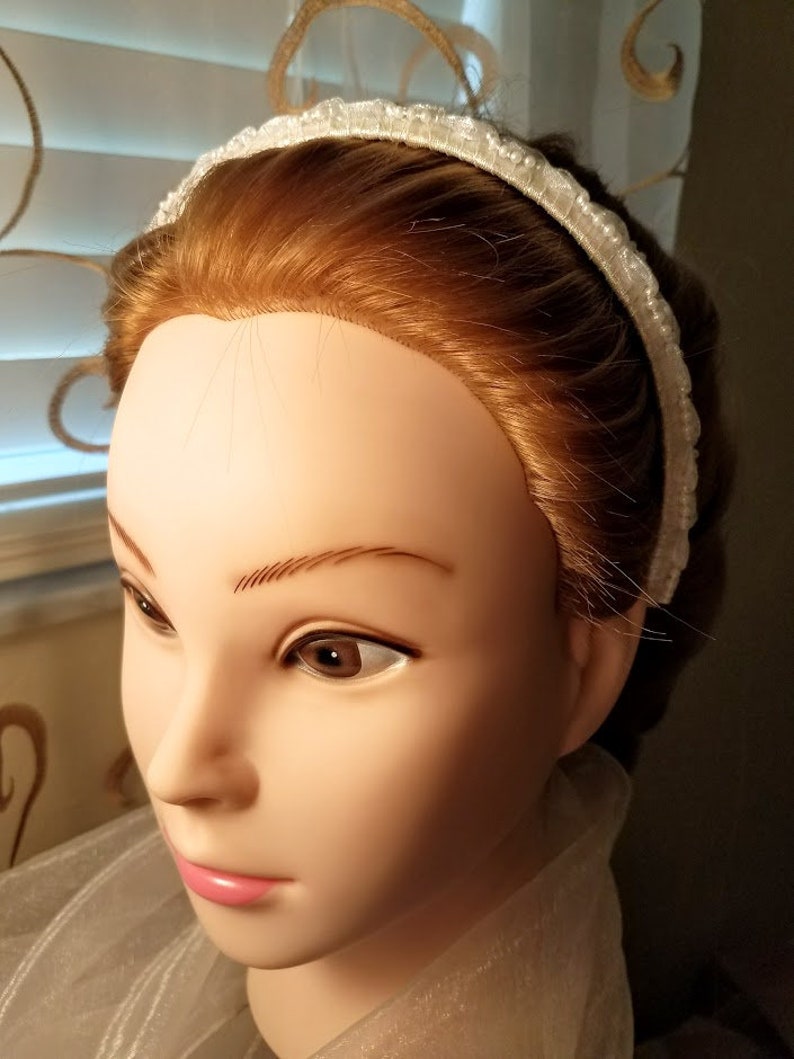 Formal Headband Bridal Veil Regal Headband Wedding Headband Bridal Accessories Headbands Bridal Hair Accessories Bridal Headband
