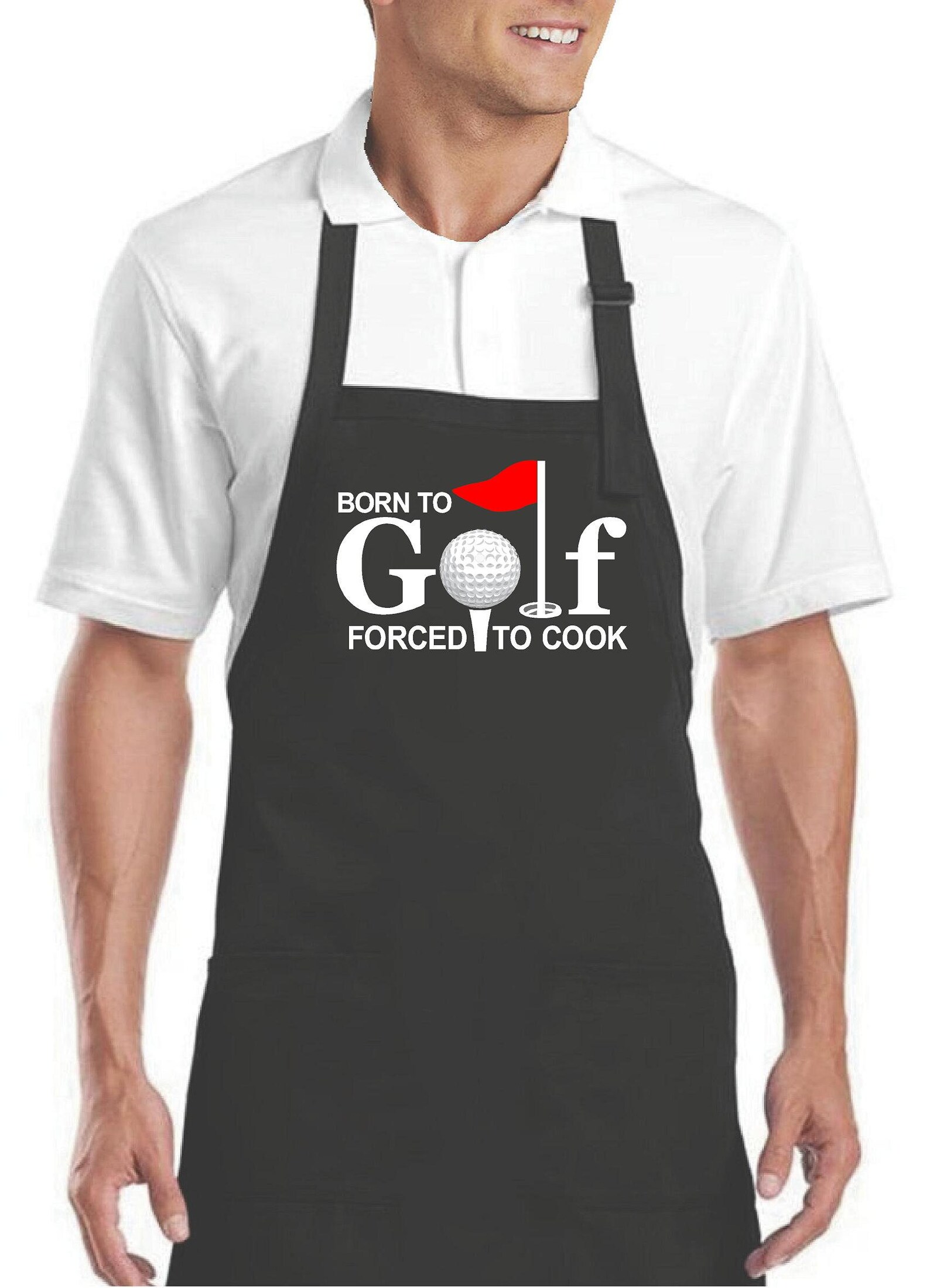 Apron for Men Golf Gift for Dad Custom Mens Apron Funny Dad Etsy