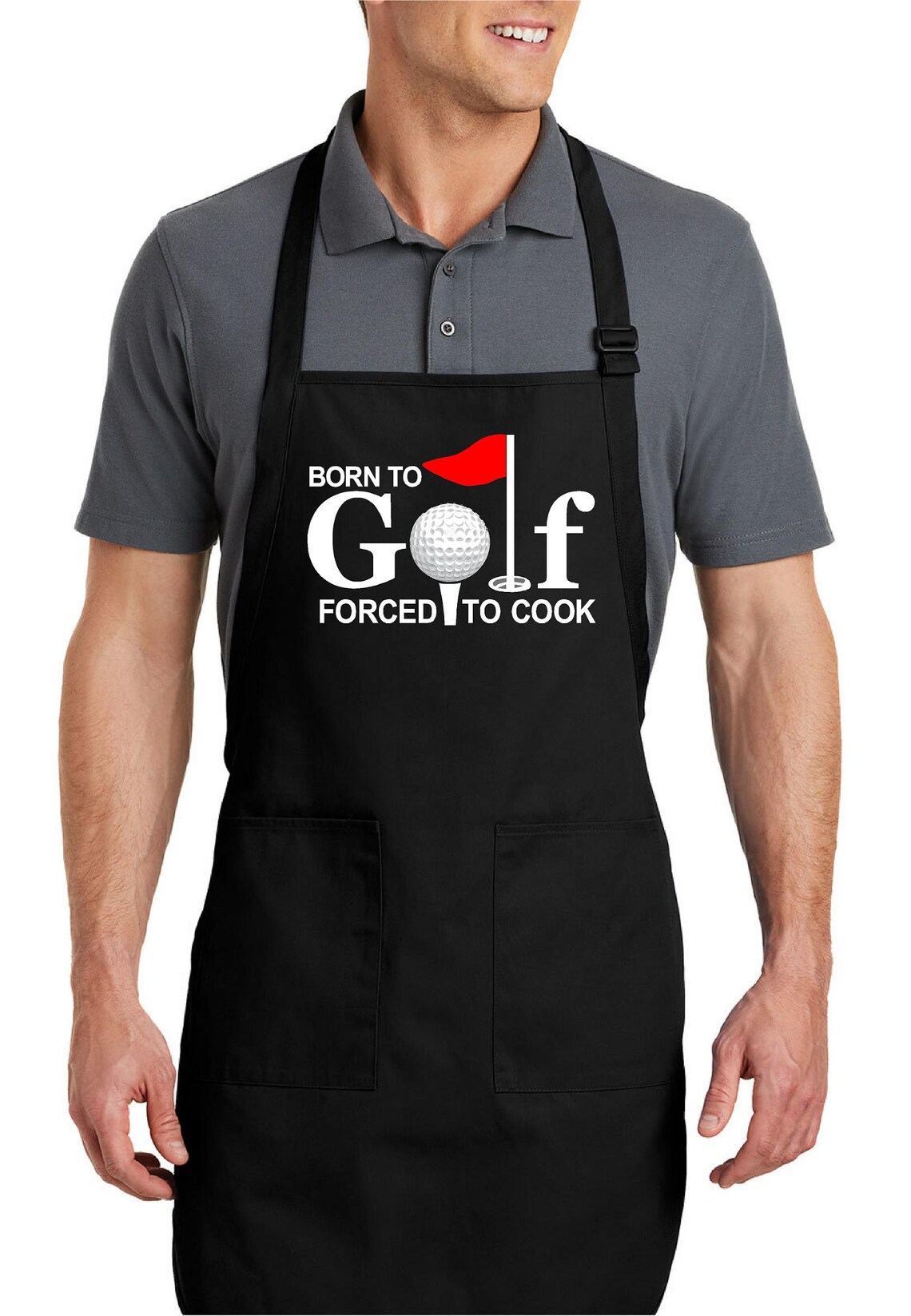 Apron for Men Golf Gift for Dad Custom Mens Apron Funny Dad Etsy