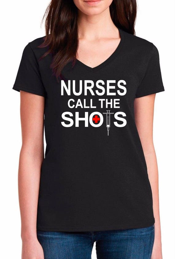 RN Nurses Call The Shots Hoodie Nurse Design