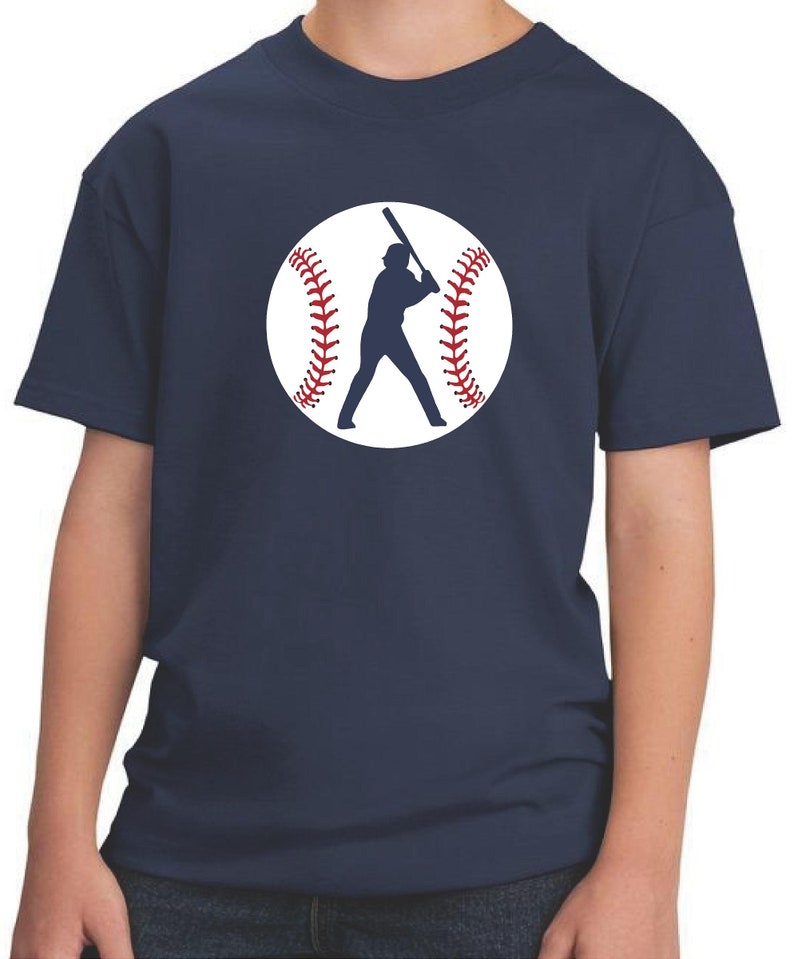 Baseball Batter Boys Baseball Shirts Baseball Tshirts Kids Etsy Italia