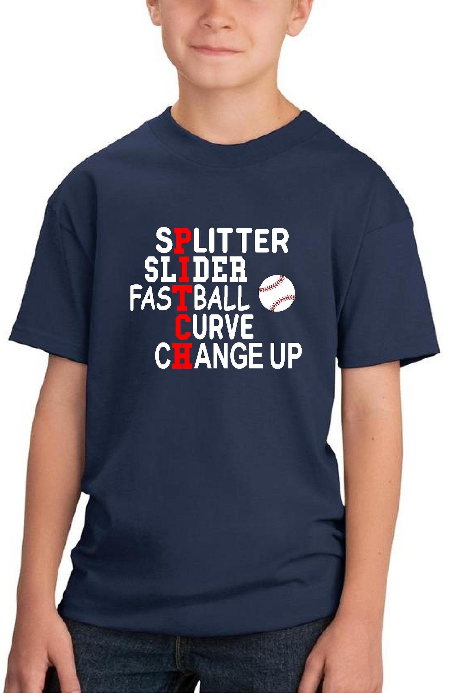 Boys Baseball Tshirt Baseball Pitcher Baseball Shirt Little Etsy España