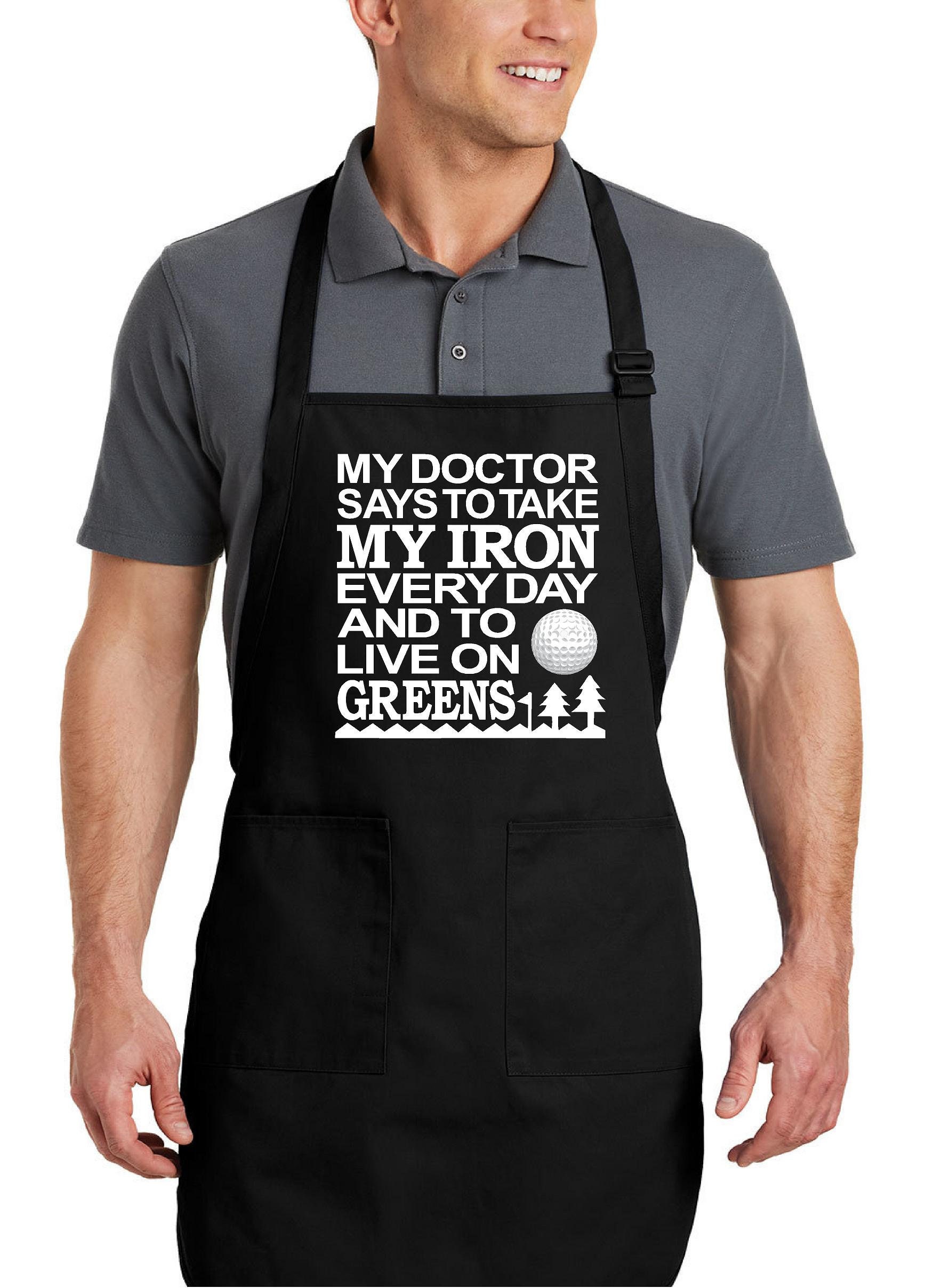 Golf Aprons for Men Funny Golf Apron Gift for Dad Apron for Etsy