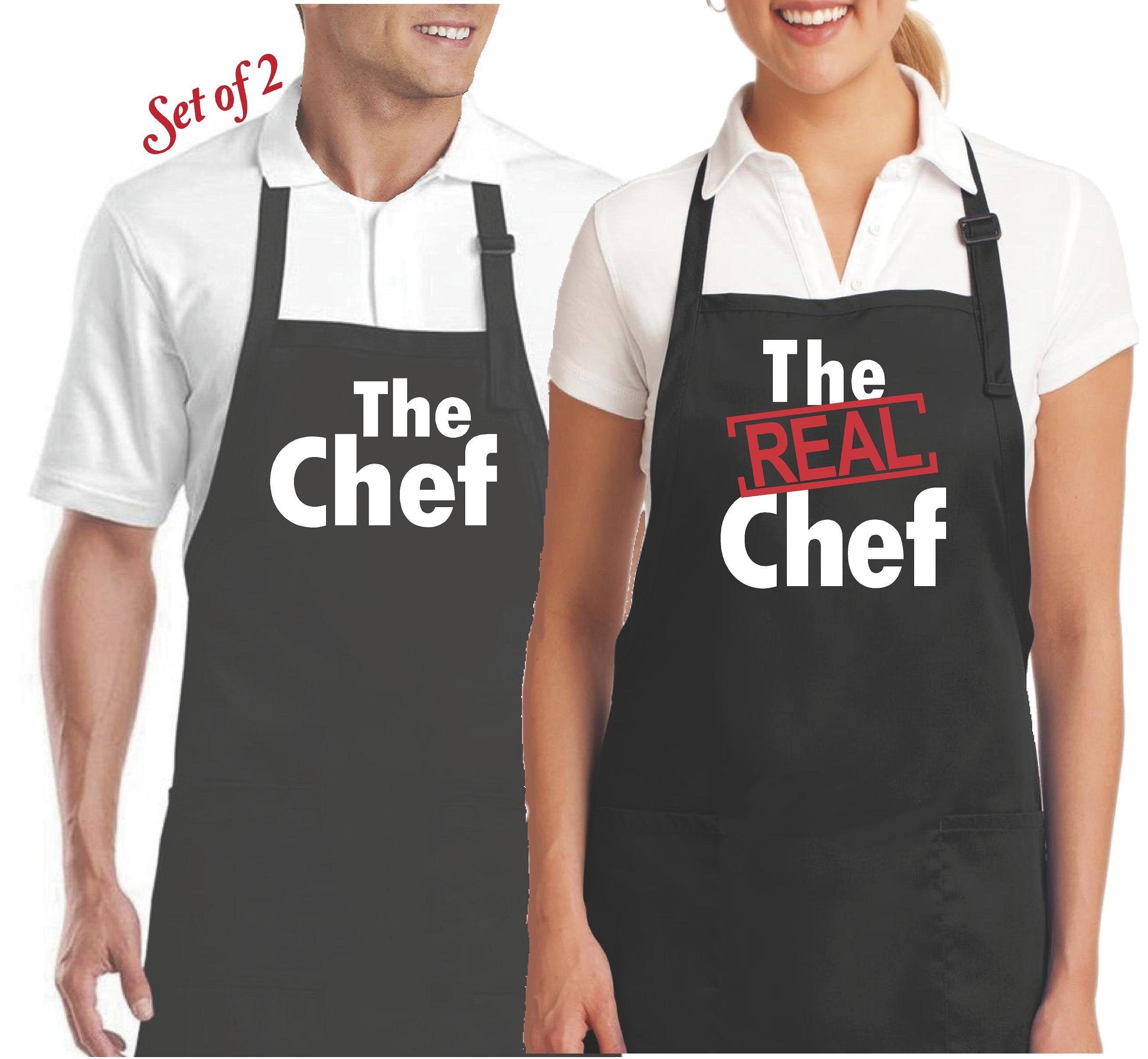 Apron Set for Couples His and Her Aprons Couple Cooking Etsy