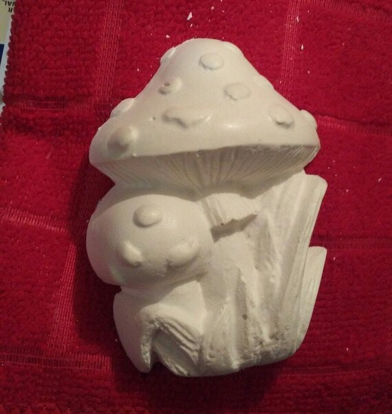 DIY PlasterCrafts Party Favors Kids Crafts Ready To Paint Toadstool