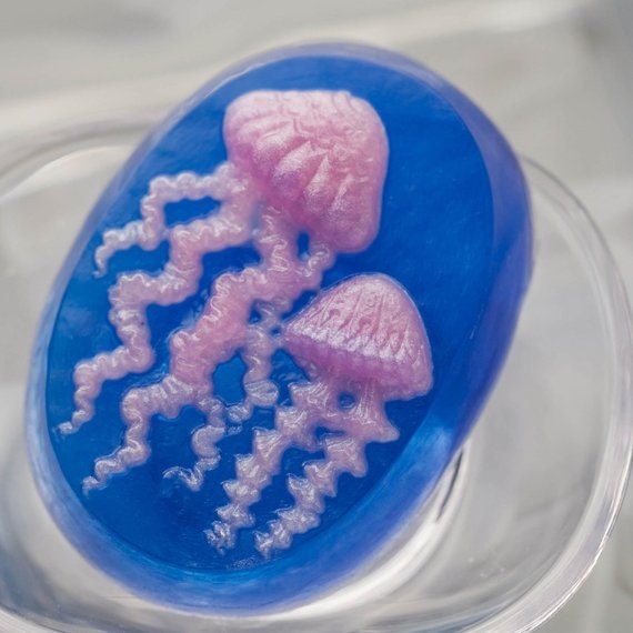 Ready 2 Paint Jellyfish Plaster Shapes Blanks Diy Etsy