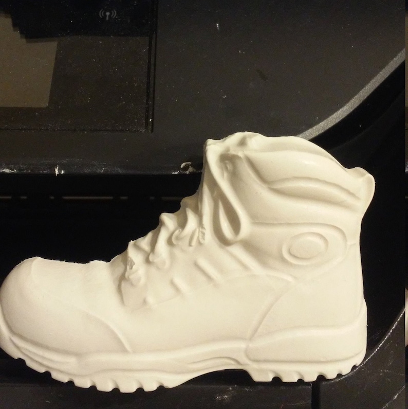 Ready to Paint Plaster Boot Work Boot Steel Toe Boot Etsy