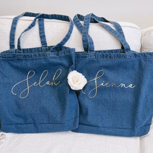 Bachelorette Party Favors Bags - Bachelorette Tote Bags Canvas Tote Bag Personalized Tote Bag Bridesmaid Tote Bag Proposal Box Gift Ideas