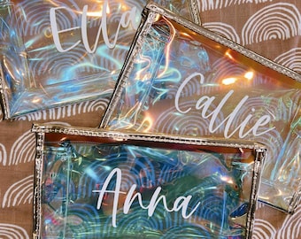 Personalized Girl Scout Holographic Bag: Metallic Acrylic Party Favor
