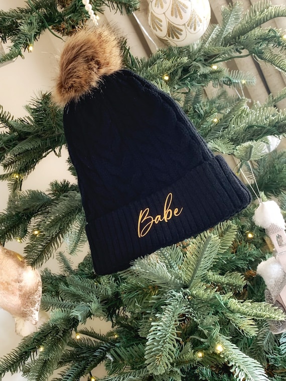 Bride Beanie, Babe Beanie, Hats Babe Beanie, Bridesmaid Beanies, Winter Bachelorette Beanies for Women, Wedding Party, Boxes wedding day Il_570xn