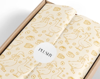 Easter Goose Tissue Paper: Gift Wrapping, Small Business Packaging