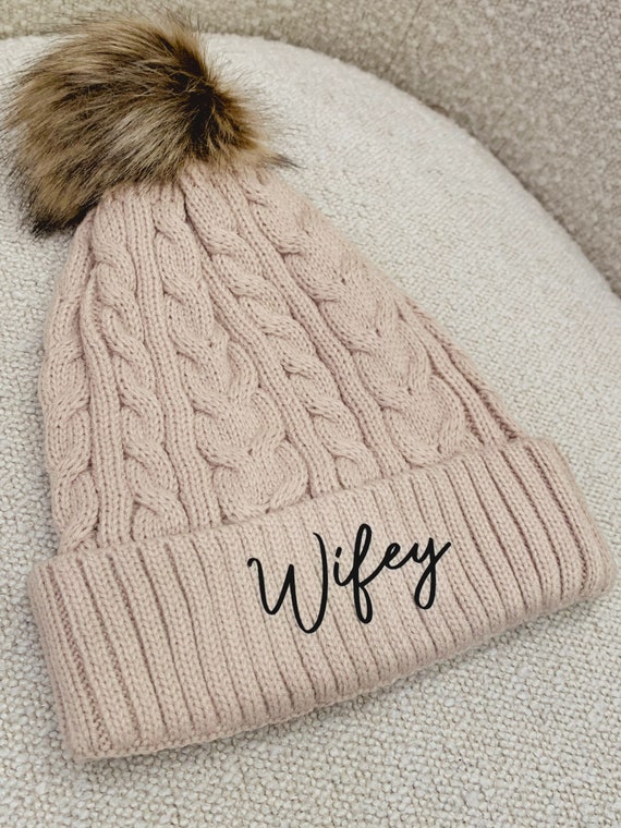 Wifey Beanie, Babe Beanie, Babe hats Beanie, Will You Be My Bridesmaid, Bridesmaid Box,Winter Bachelorette Beanies for Women, From Bride Il_570xn