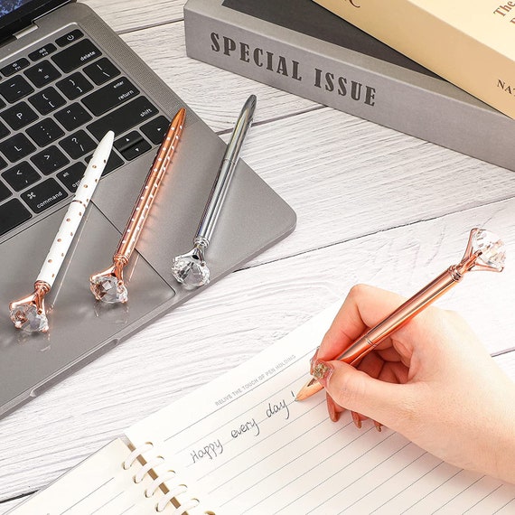 MOH Proposal Gift Unique Bridesmaid Gifts Cheap Bridesmaid Gift on a Budget Will You Be My Bridesmaid Gift - Diamond Pens, Rose Gold Il_570xn