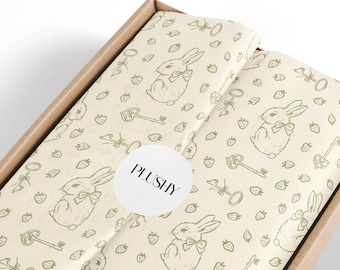 Easter Bunny Tissue Paper: Gift Wrapping, Small Business Packaging