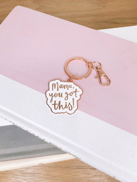 Mama Keychain Personalized Mothers Gift Keychain for Mama Mom's Birthday Gift keychain for Mom Mother's Day Gift Diaper Name Tag Il_570xn