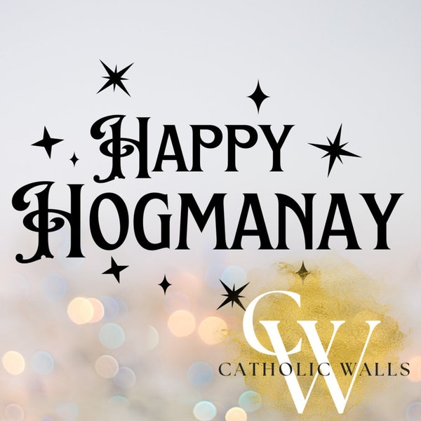 Happy Hogmanay | Scottish New Year | SVG | PNG Transparent Background | Clip Art | Digital Download
