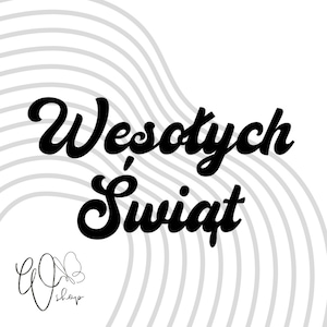 wesołych świąt| Polonês Feliz Natal | SVG | Fundo transparente PNG | Clip-Art | Download digital