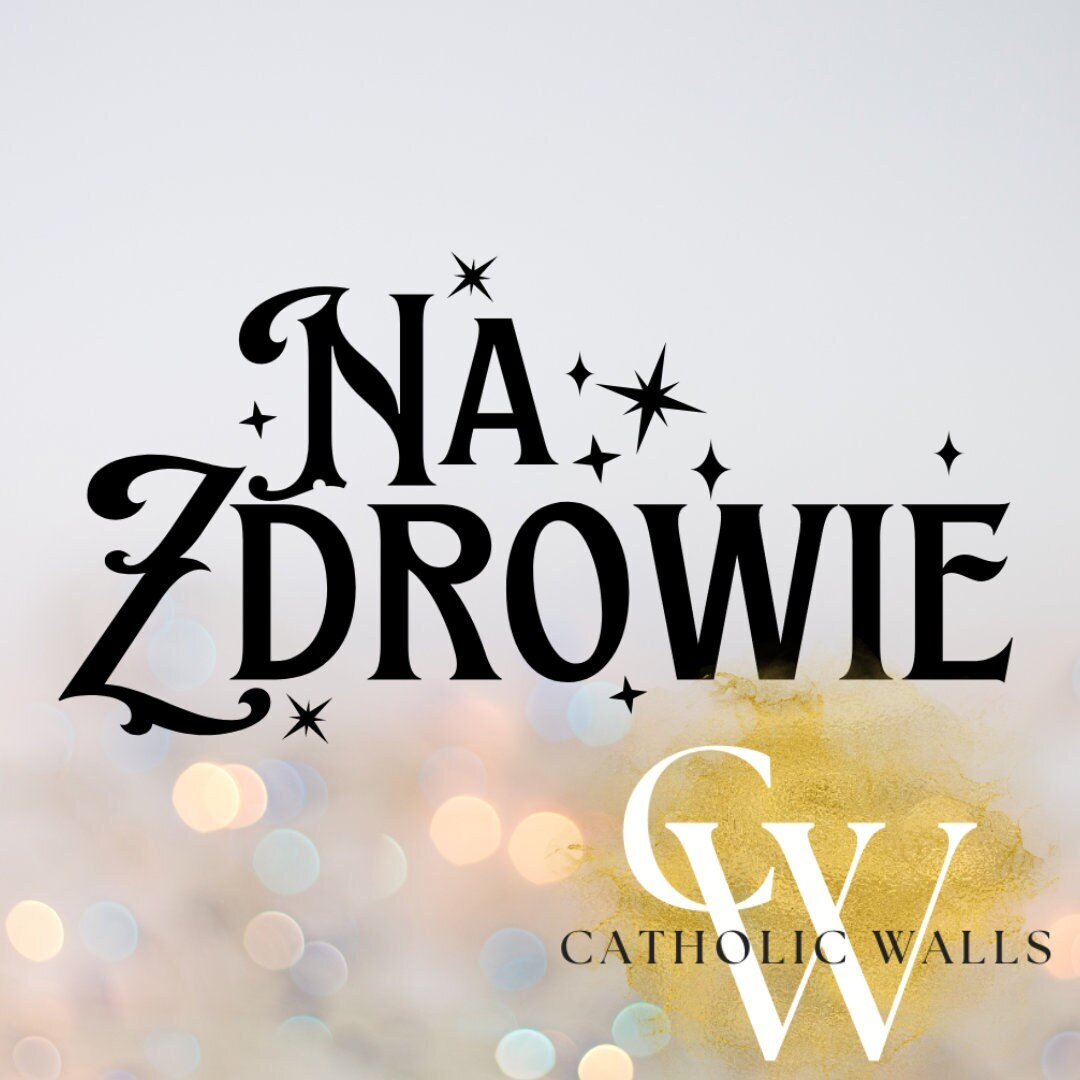 Na Zdrowie Polish Cheers SVG PNG Transparent Background Clip Art