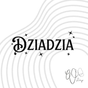 Dziadzia / Abuelo polaco / SVG / PNG Fondo transparente / Clip Art / Descarga digital
