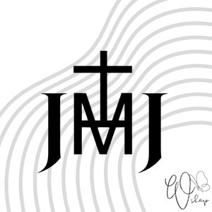 JMJ | Jesus | Mary | Joseph |  SVG | PNG Transparent Background | Clip Art | Digital Download