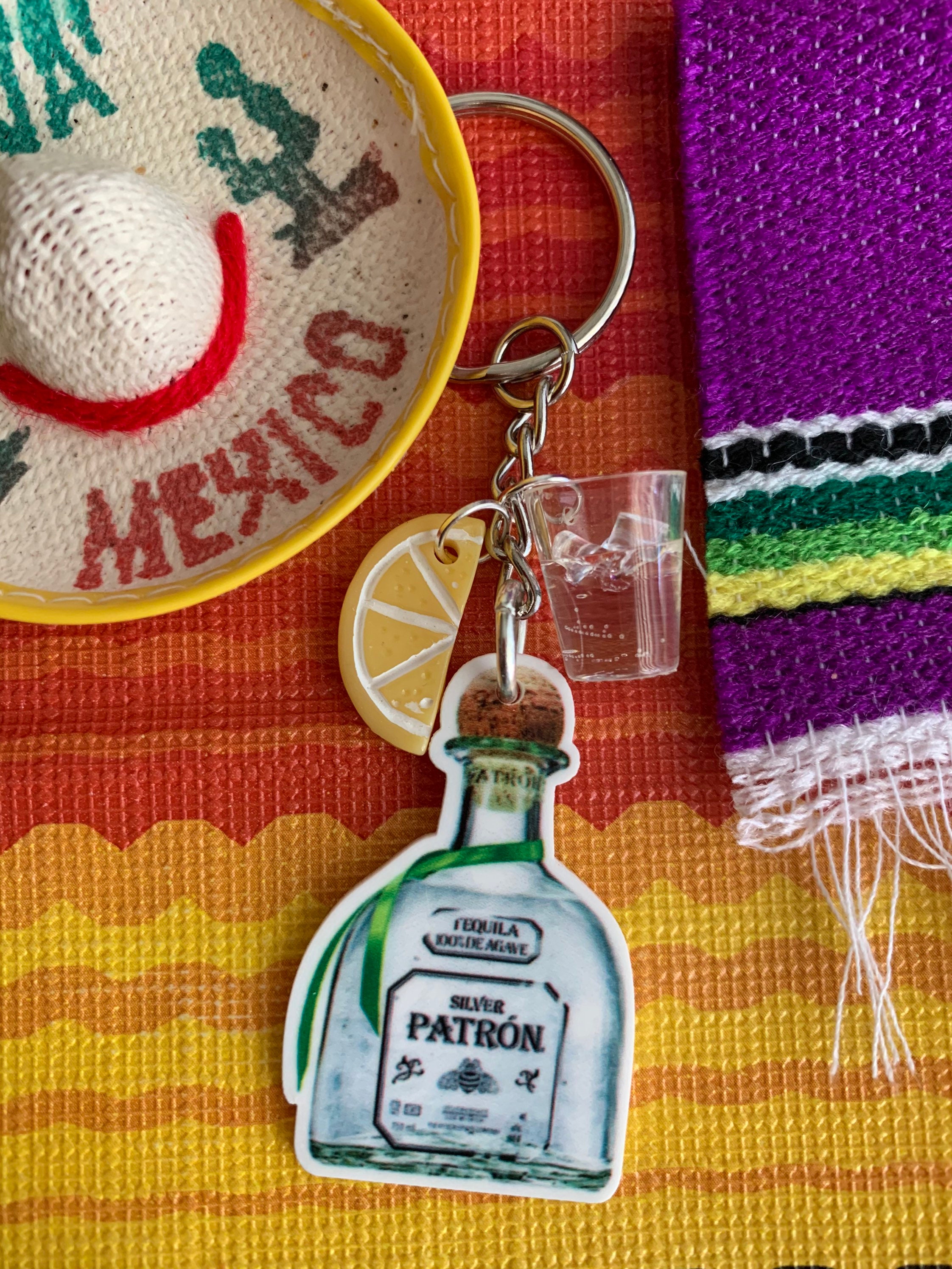 Tequila Keychain Etsy