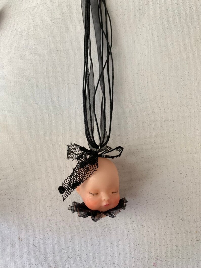 Doll Head Necklace Etsy