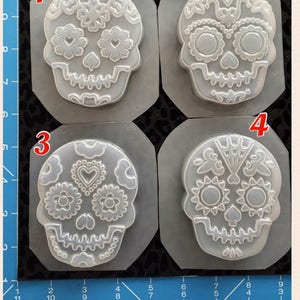 Sugar Skull Mold / Key Chain Silicone Mold / Sugar Skull Resin Mold / –  Farmhouse Fabrication