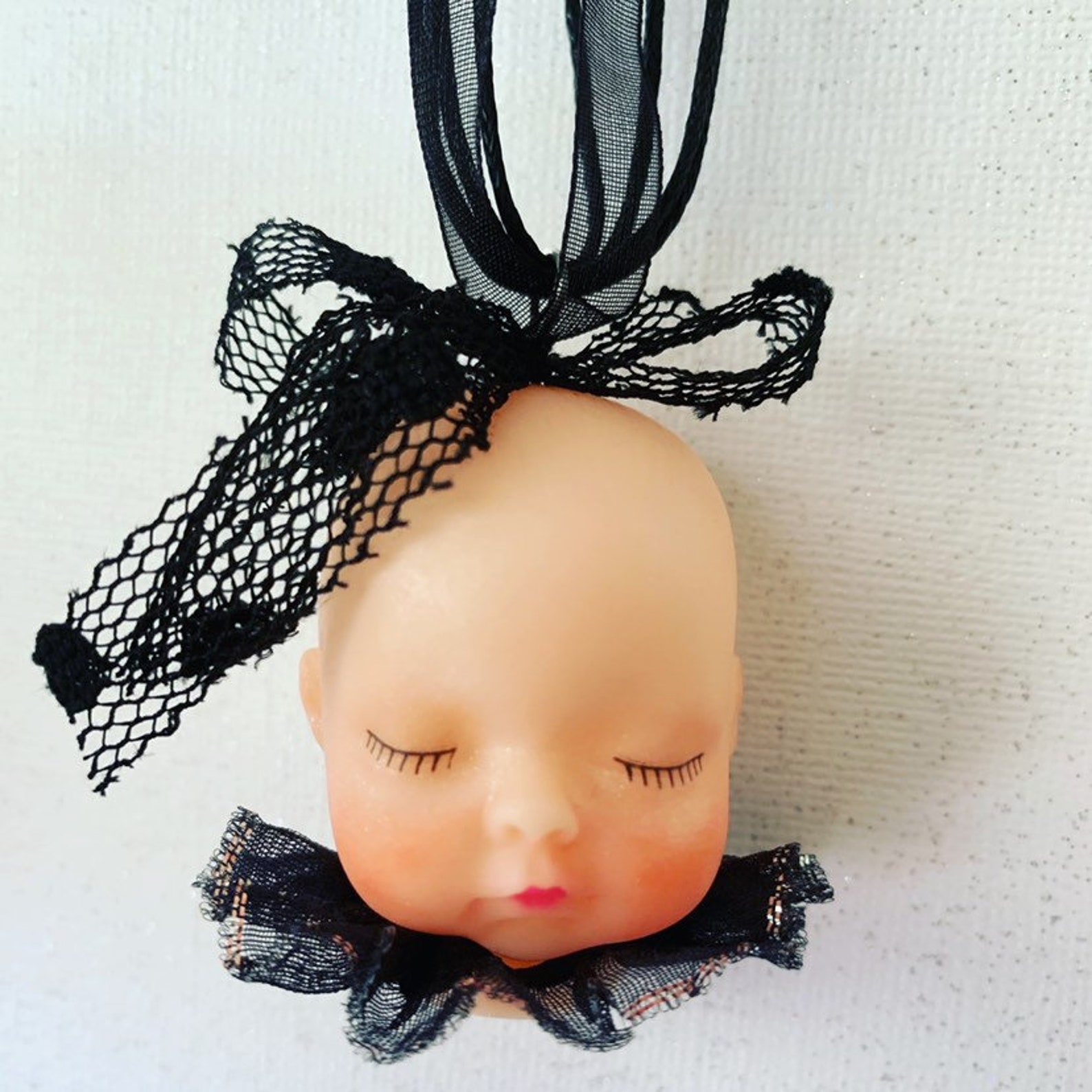 Doll Head Necklace Etsy
