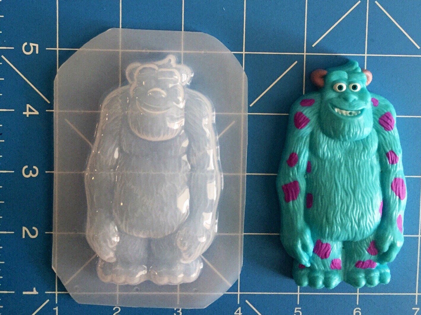 6 Bite Size Small Horror Movie Character Heads Handmade Resin Mold