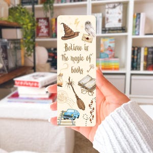 Wizard Bookmark: Magic School Bookmark,Book Club Gift, Bookish Finds, Page marker
