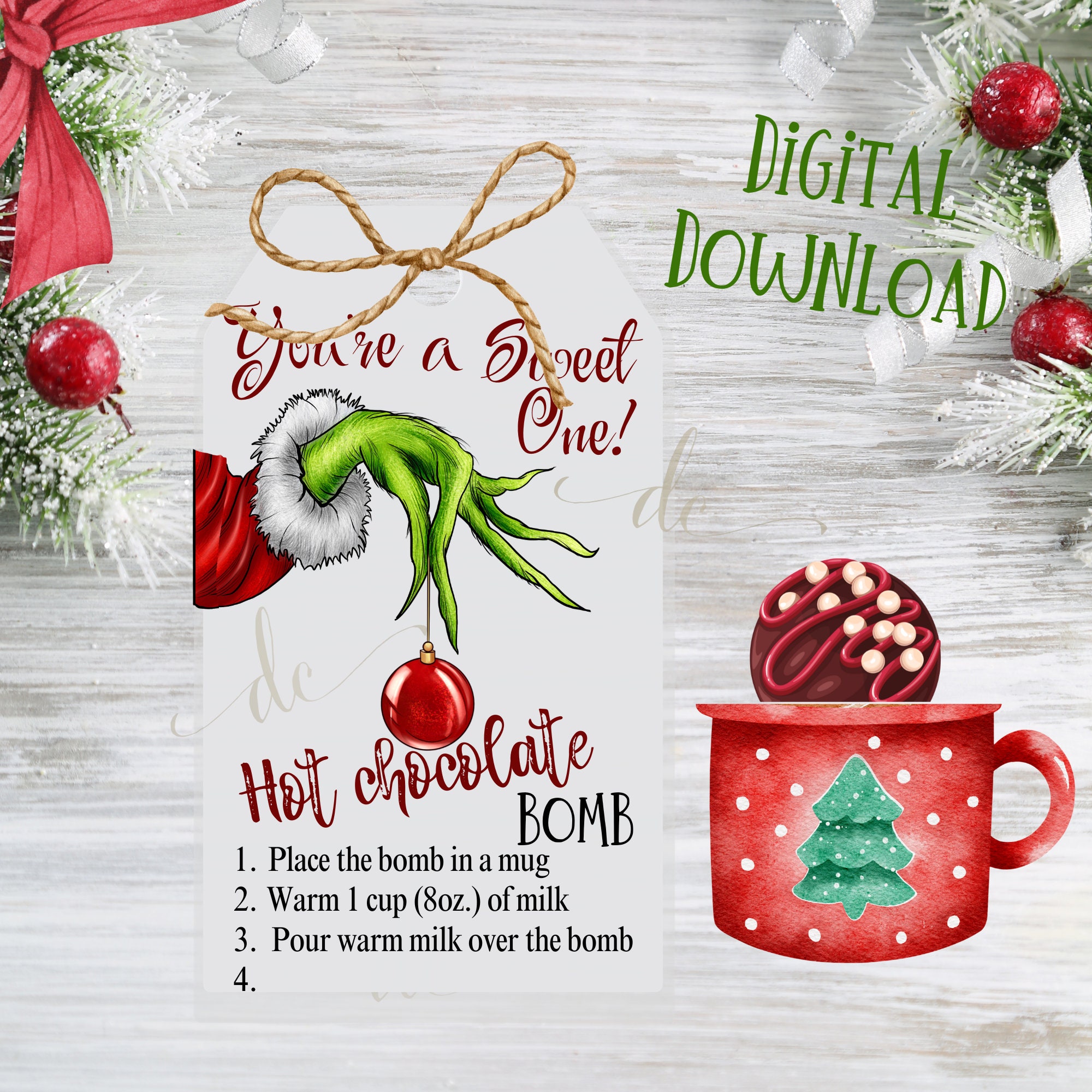 Lisa Marie's - ❤️❤️❤️❤️ THE GRINCH IS BACK!! ❤️❤️❤️❤️❤️ GRINCH HOT COCOA  BOMB GIFT SETS!! Will be available the whole month of December until  supplies run out! These will not last long!!