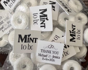 Mint To Be Wedding Favors, Personalized Life Savers® Mints, Bridal Shower Mints, Engagement Rehearsal After Dinner Mints, Custom Mint Labels