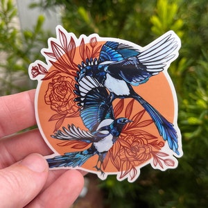 Two Magpies Vinyl Sticker