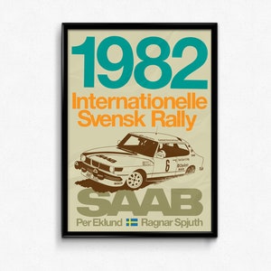 Saab 99 Turbo Print