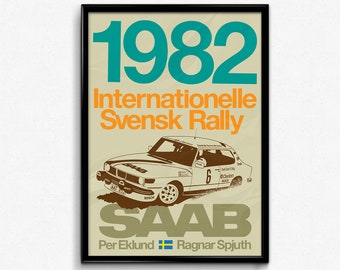 Saab 99 Turbo Print