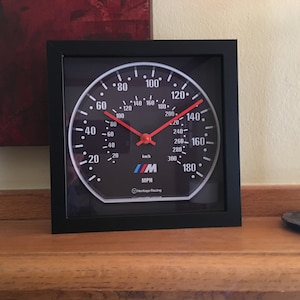 Vintage BMW E46 M3 Speedometer Wall/Shelf Clock