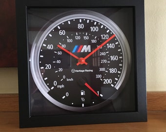 Vintage BMW E90 M3 Speedometer Wall/Shelf Clock