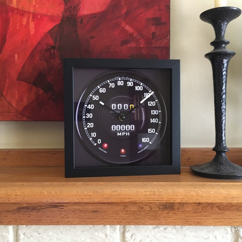 Jaguar XKE Speedometer Wall/shelf Clock Etsy