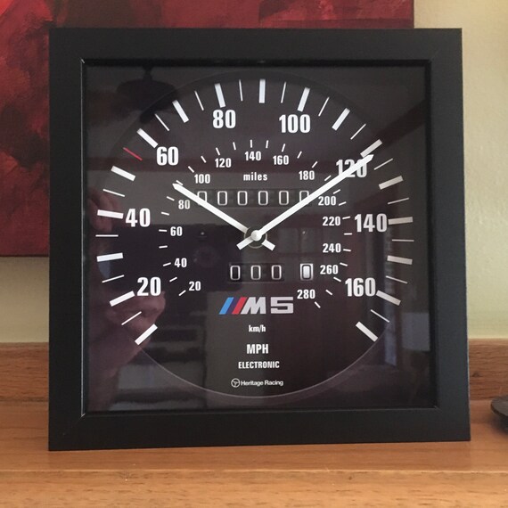 Bmw E28 M5 Speedometer Wall Shelf Clock Etsy India