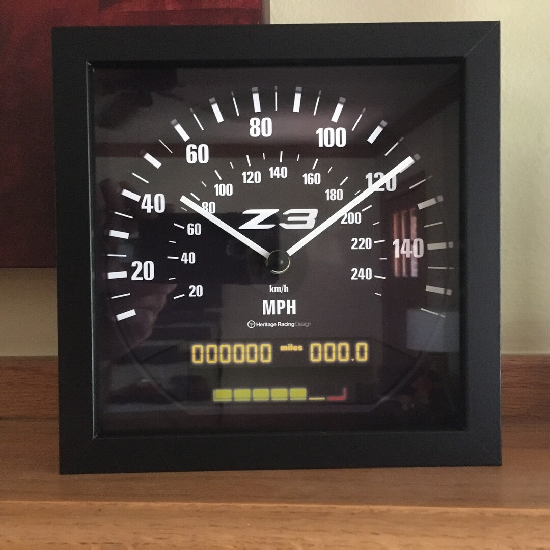 BMW Z3 Speedometer Wall/shelf Clock Etsy