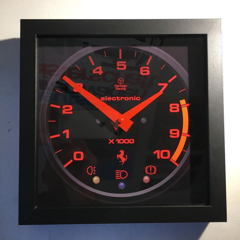 Ferrari GTO Tachometer Wall/shelf Clock Etsy