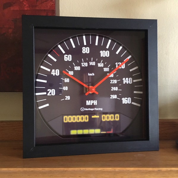 Vintage BMW E36 M3 Speedometer Wall/Shelf Clock