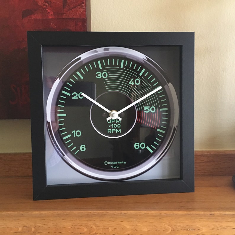 Porsche 356 Tachometer Wall/Shelf Clock Etsy
