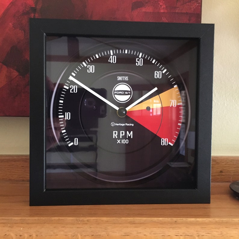 Ford GT40 Tachometer Wall/shelf Clock Etsy