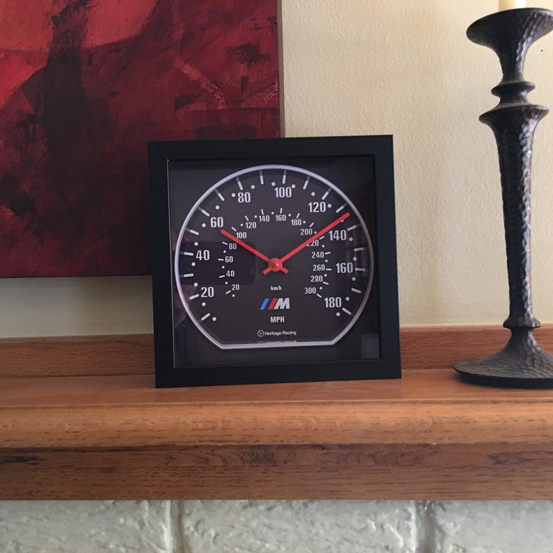 BMW E46 M3 Speedometer Wall/Shelf Clock Etsy