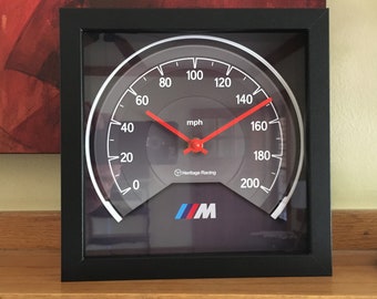 Vintage BMW F80 M3 Speedometer Wall/Shelf Clock