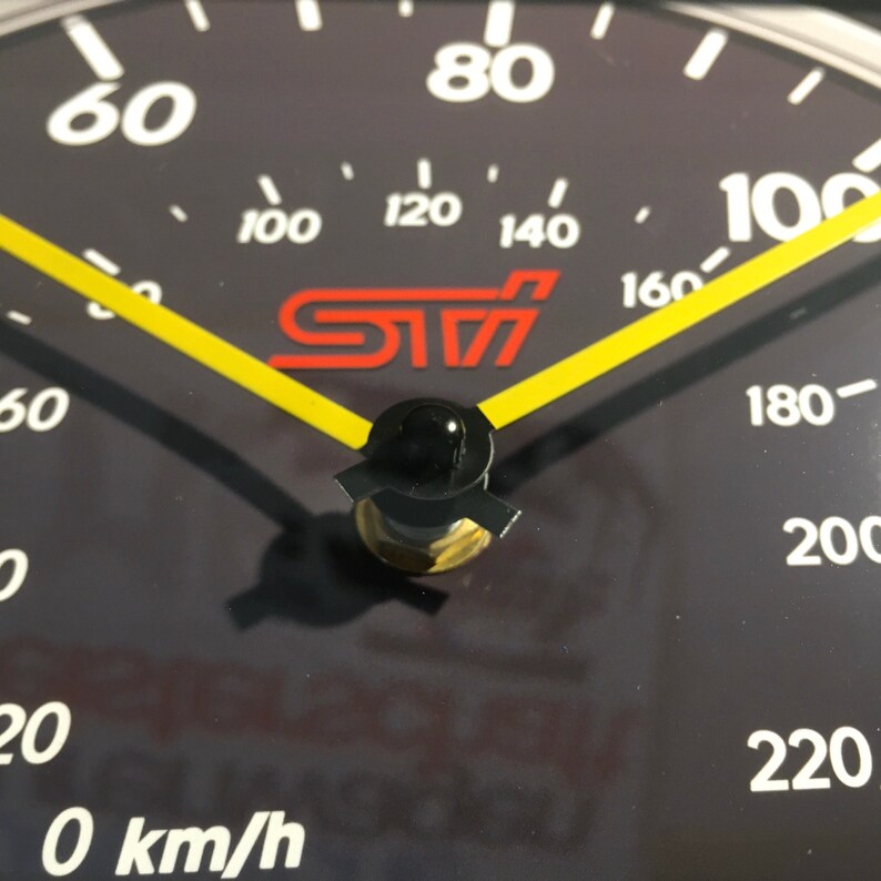 Subaru WRX Sti Speedometer Wall/shelf Clock Etsy