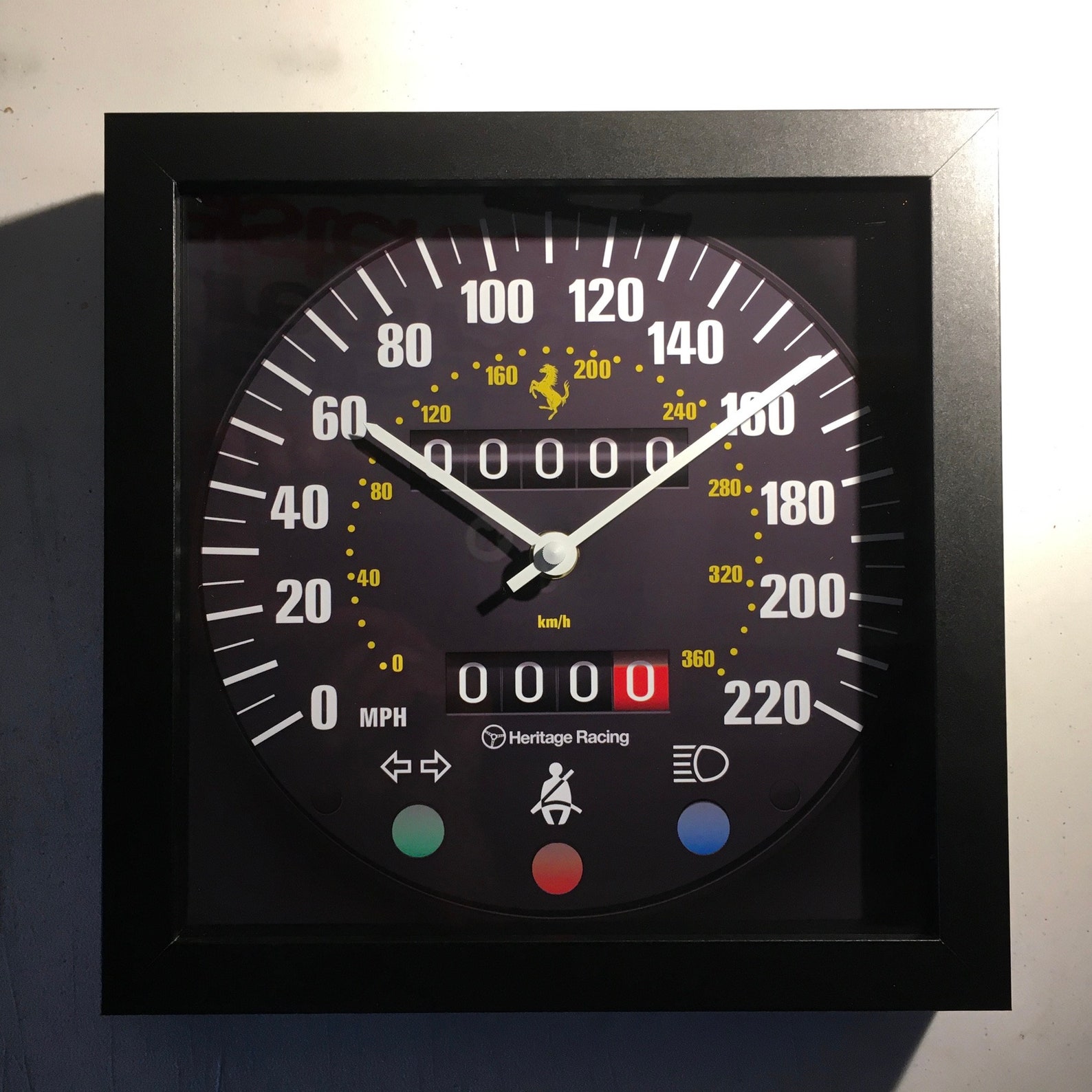 Ferrari F40 Speedometer Wall/shelf Clock Etsy