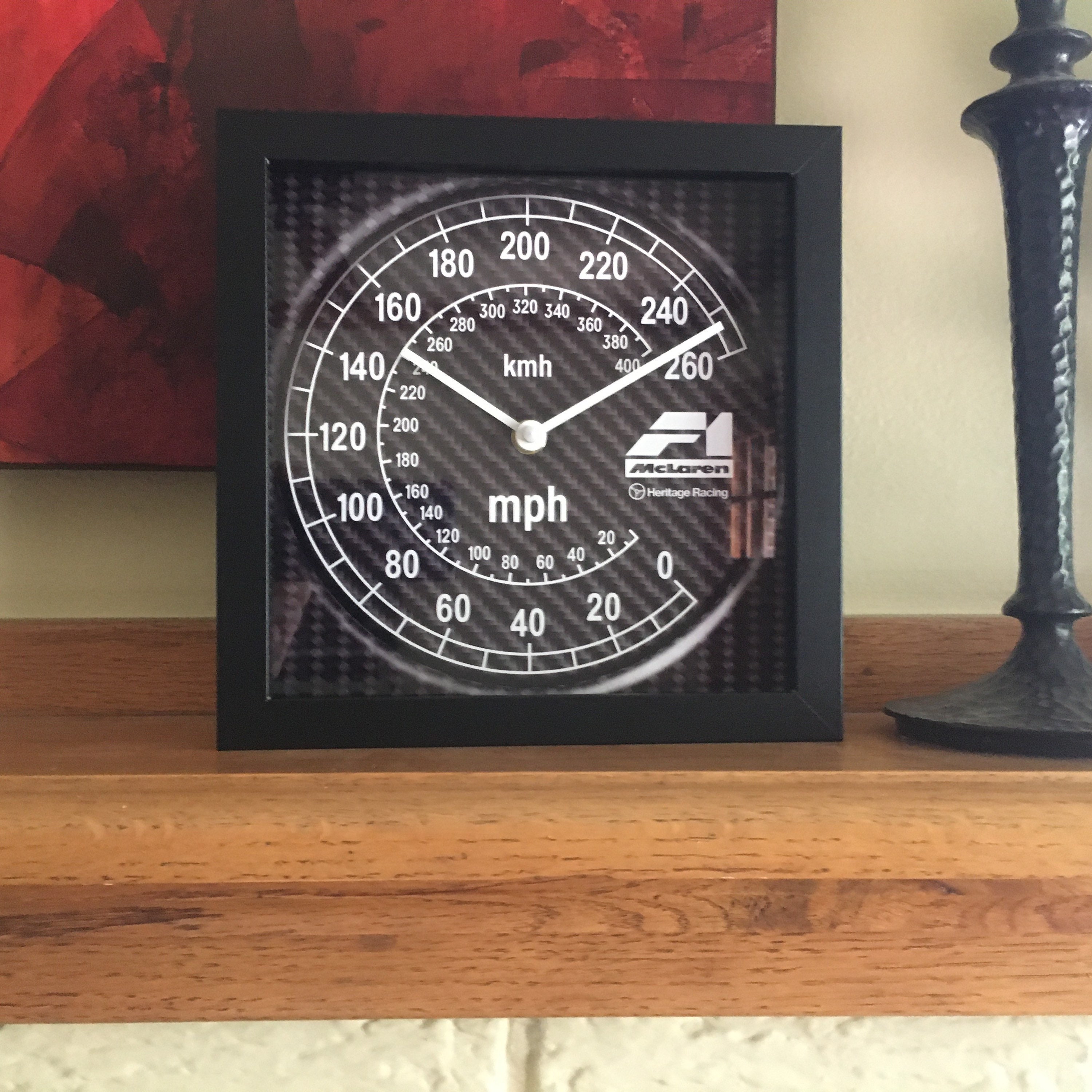 McLaren F1 Speedometer Wall/Shelf Clock Etsy