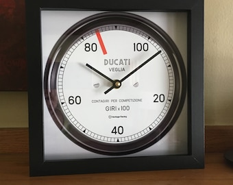 Ducati Imola 750 Tachometer Wall/Shelf Clock